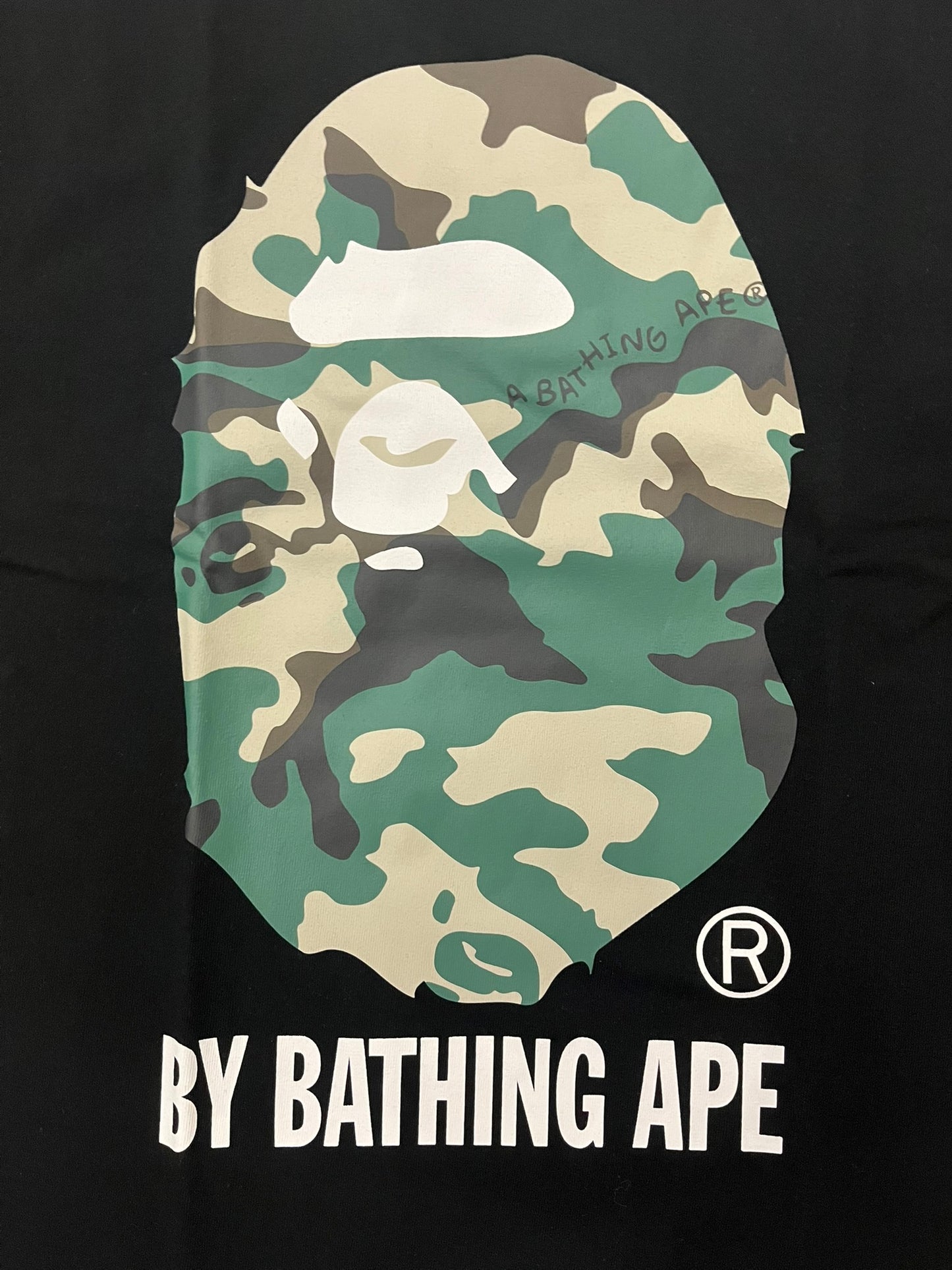 bape woodland camo tee