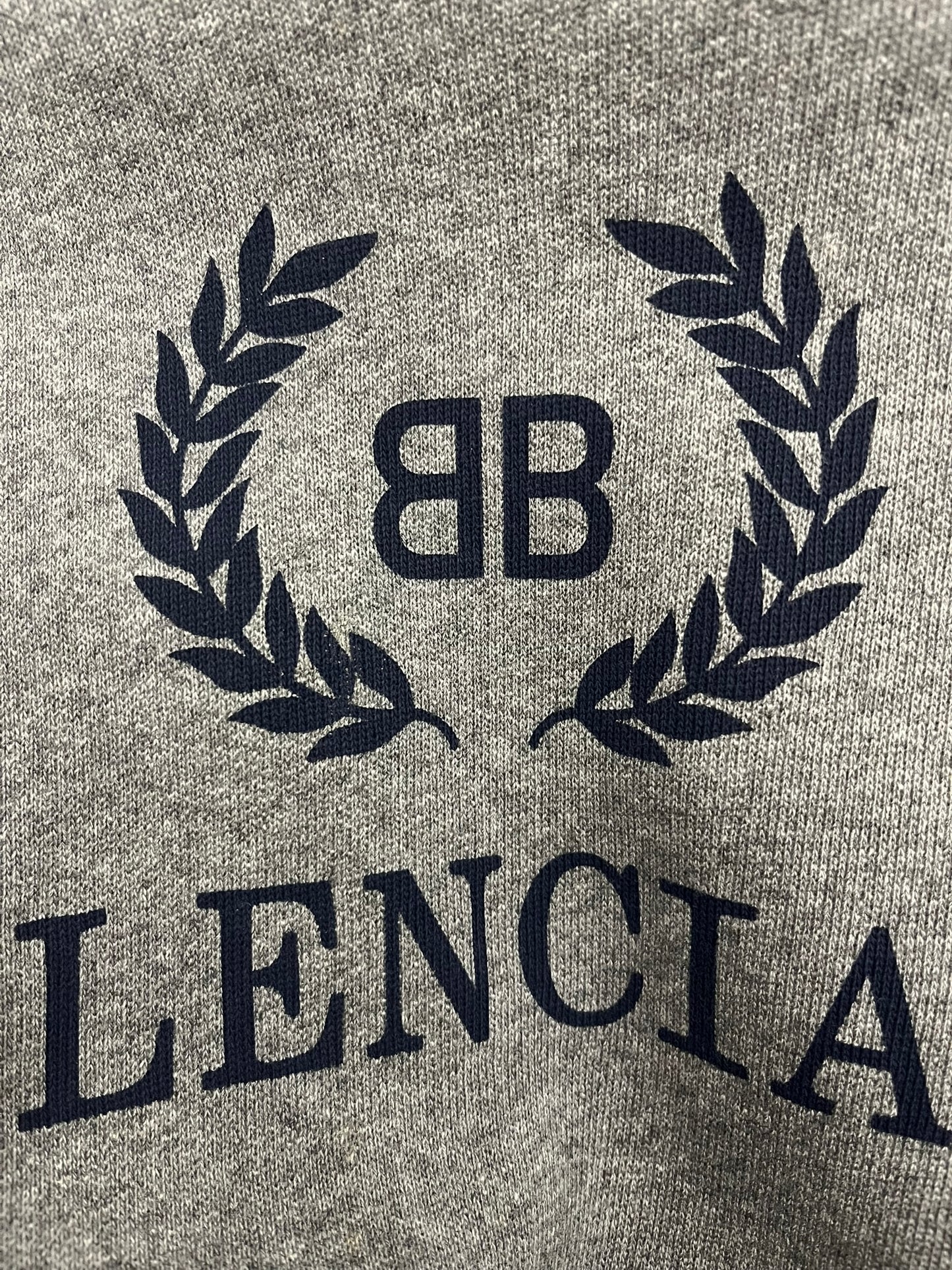 balenciaga crest logo oversized hoodie