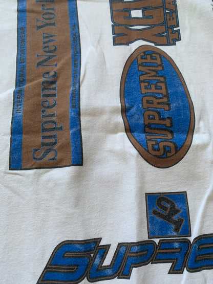 supreme multi logos tee
