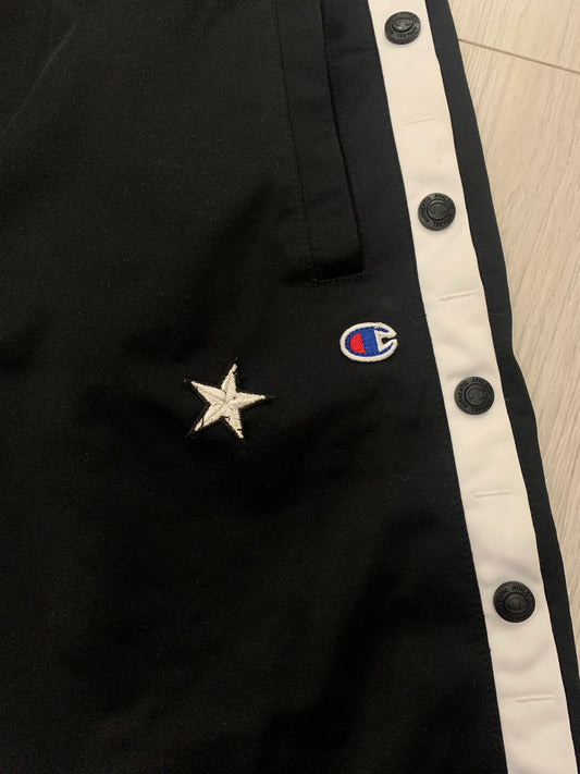 champion button shorts