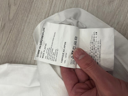 cdg play triple hearts tee