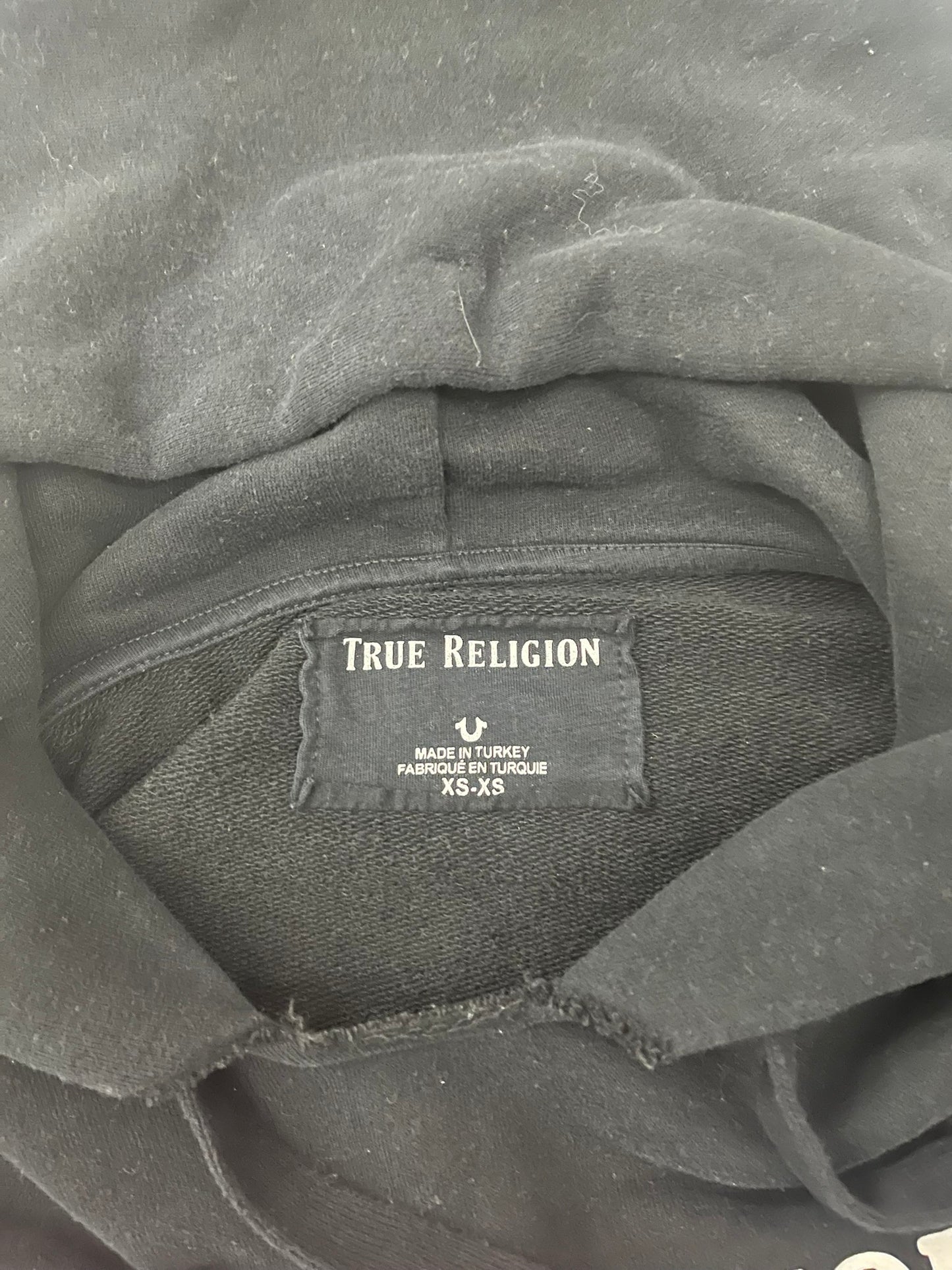 true religion classic logo hoodie