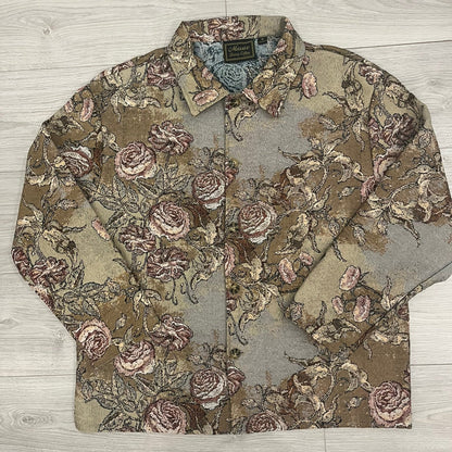 gold floral tapestry jacket