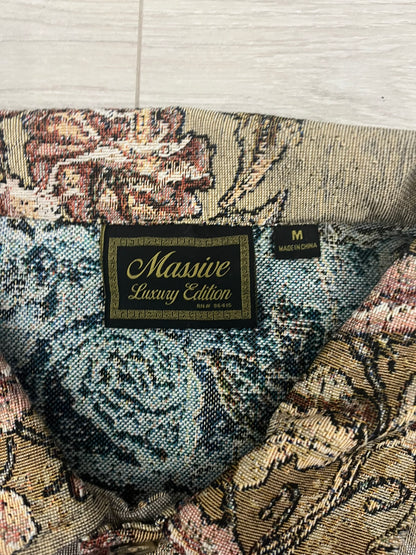 gold floral tapestry jacket