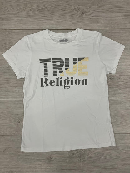 true religion gold logo tee