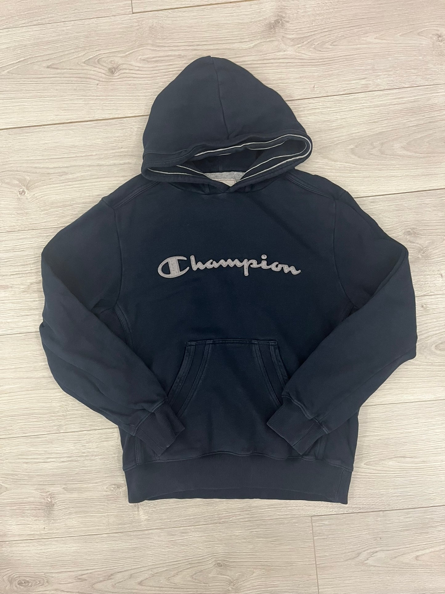 champion logo hoodie