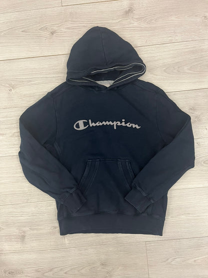 champion logo hoodie