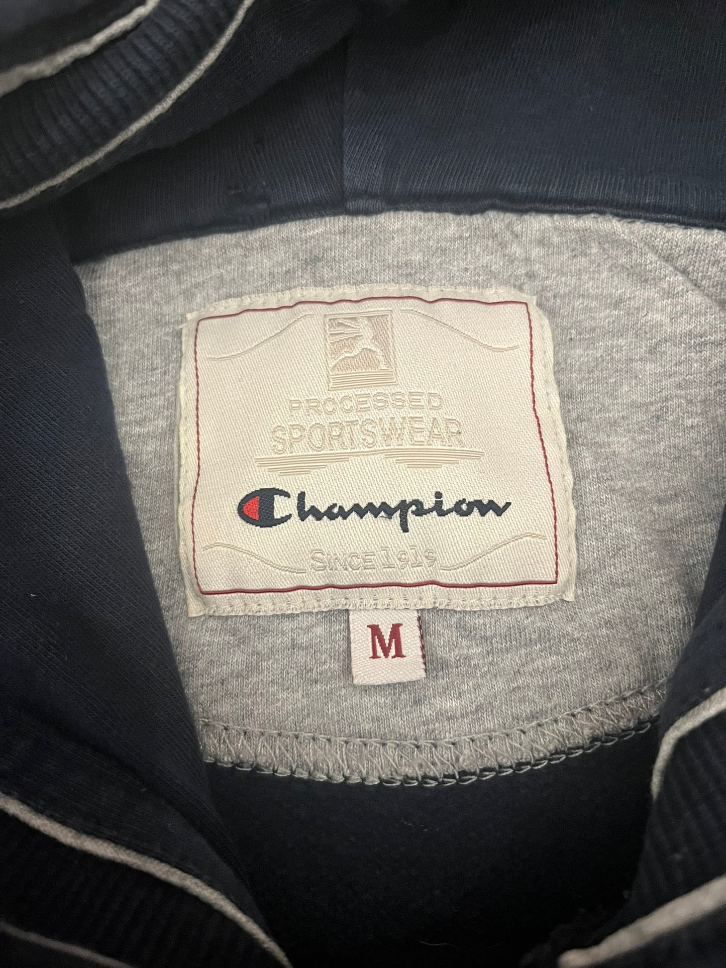 champion logo hoodie