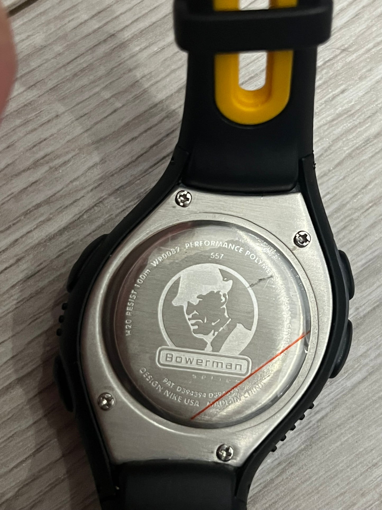 nike triax speed 50 regular watch yellow