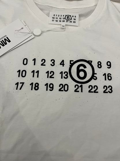 mm6 maison margiela holes tee