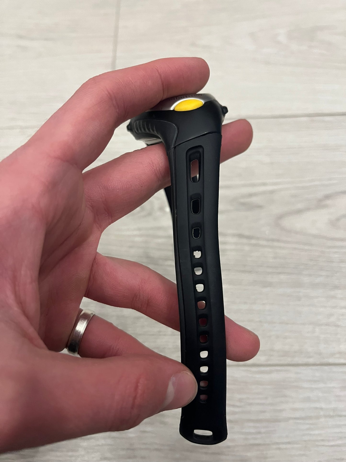 nike hrm triax 100 regular watch yellow