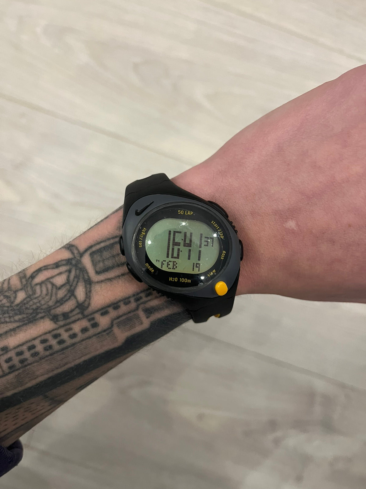 nike triax speed 50 regular watch yellow – único13