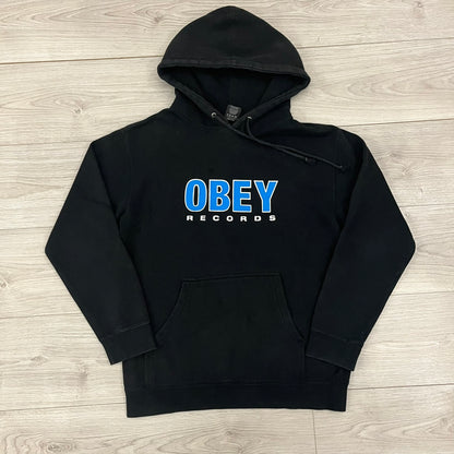 obey records hoodie
