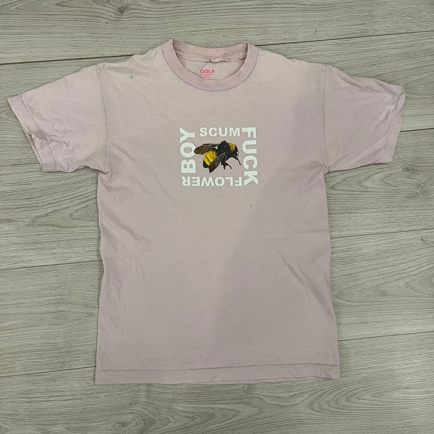 golf scam fuck flower boy tee