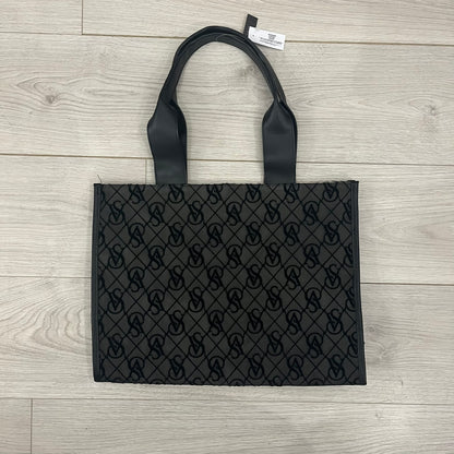 victoria's secret logo mesh tote