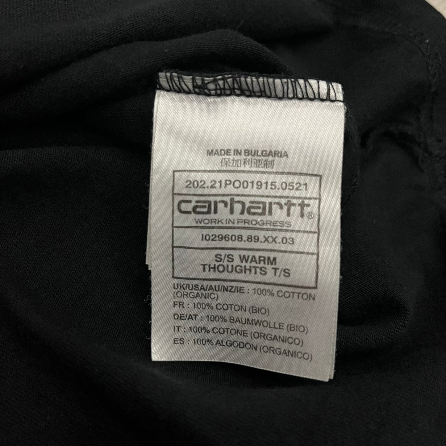carhartt warm thoughts tee