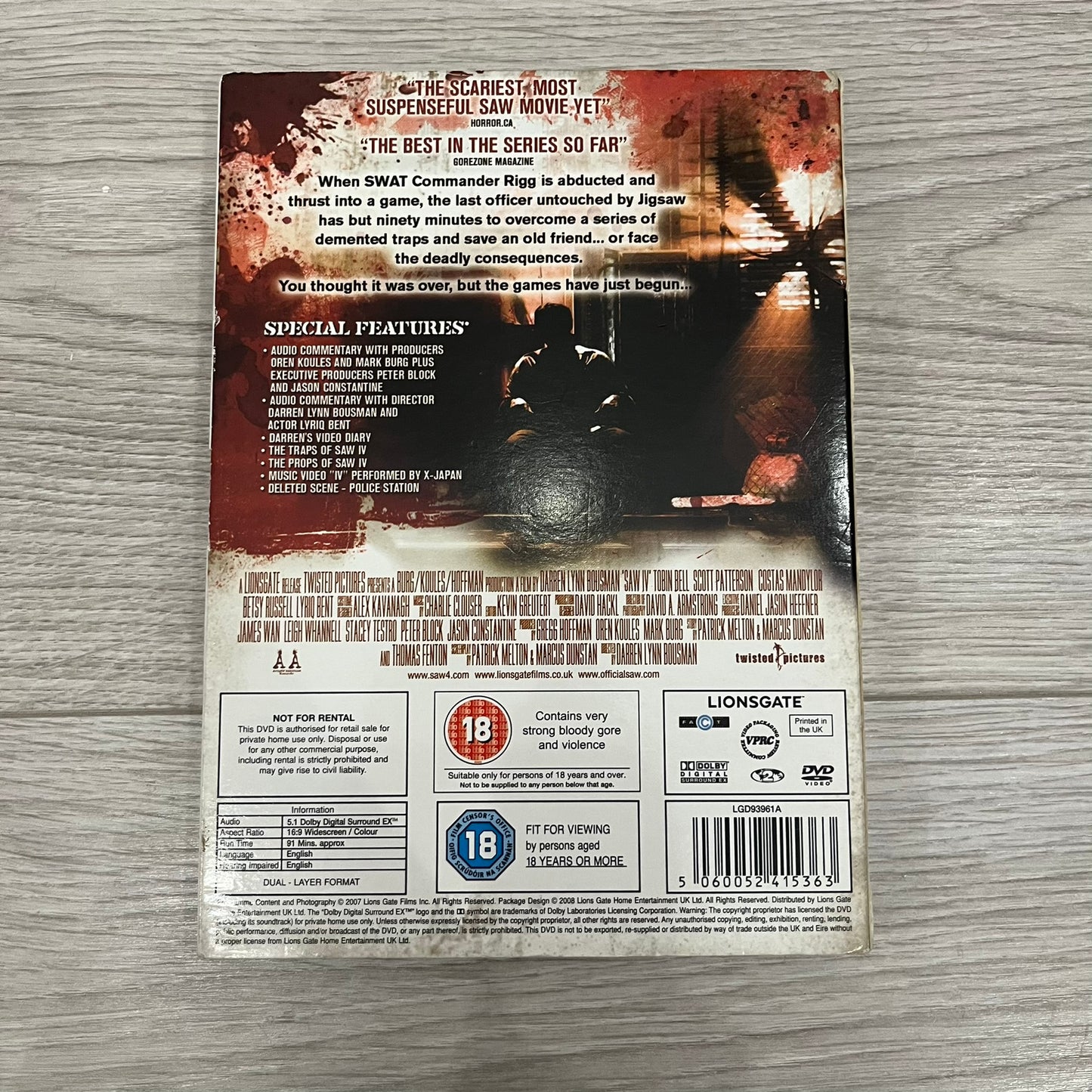 saw 4 & 6 extreme editions