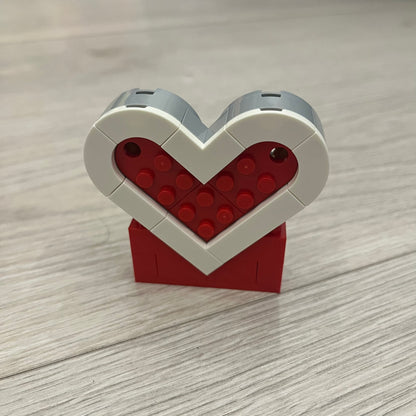 lego heart on a stand m&t