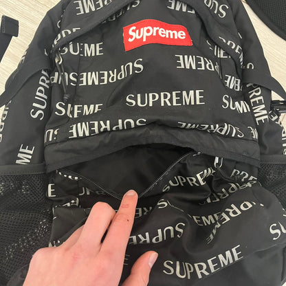 supreme 3m reflective repeat backpack fw16
