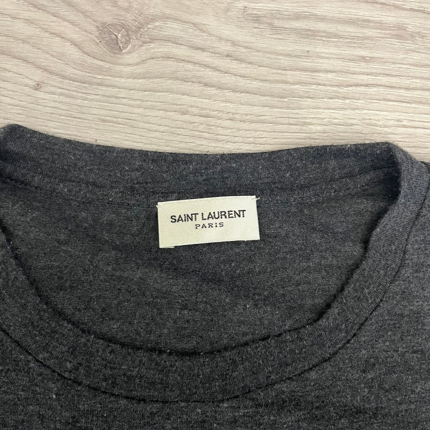saint laurent paris thunder bolt tee