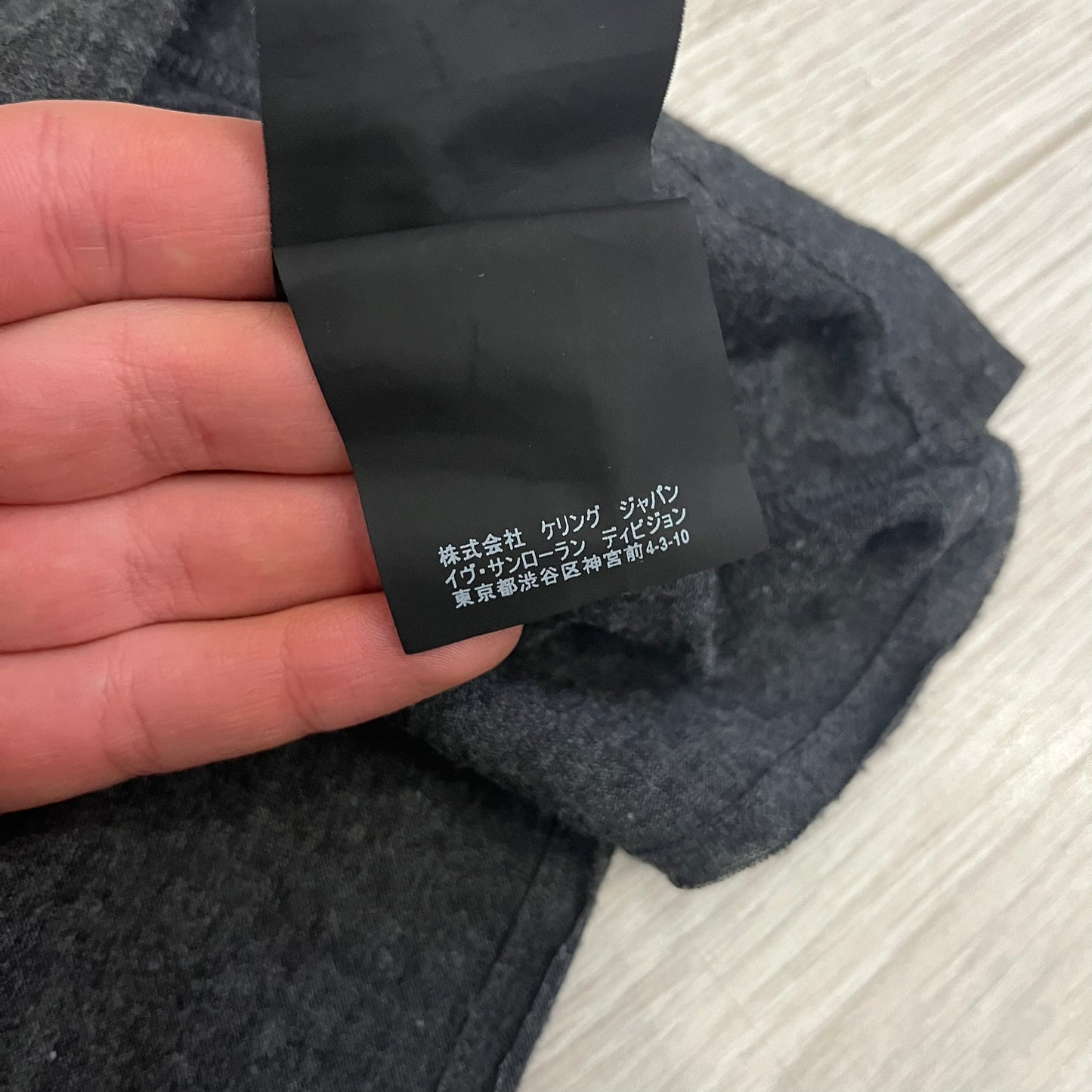 saint laurent paris thunder bolt tee