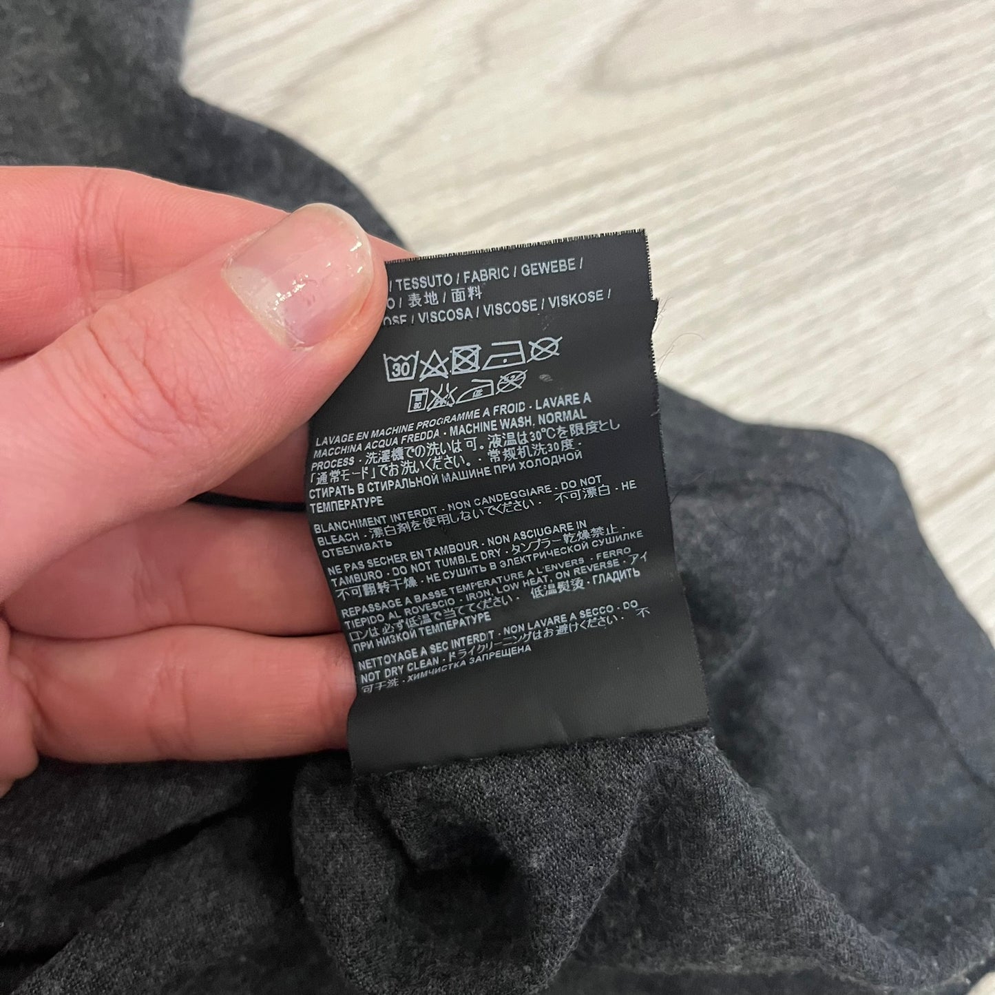 saint laurent paris thunder bolt tee