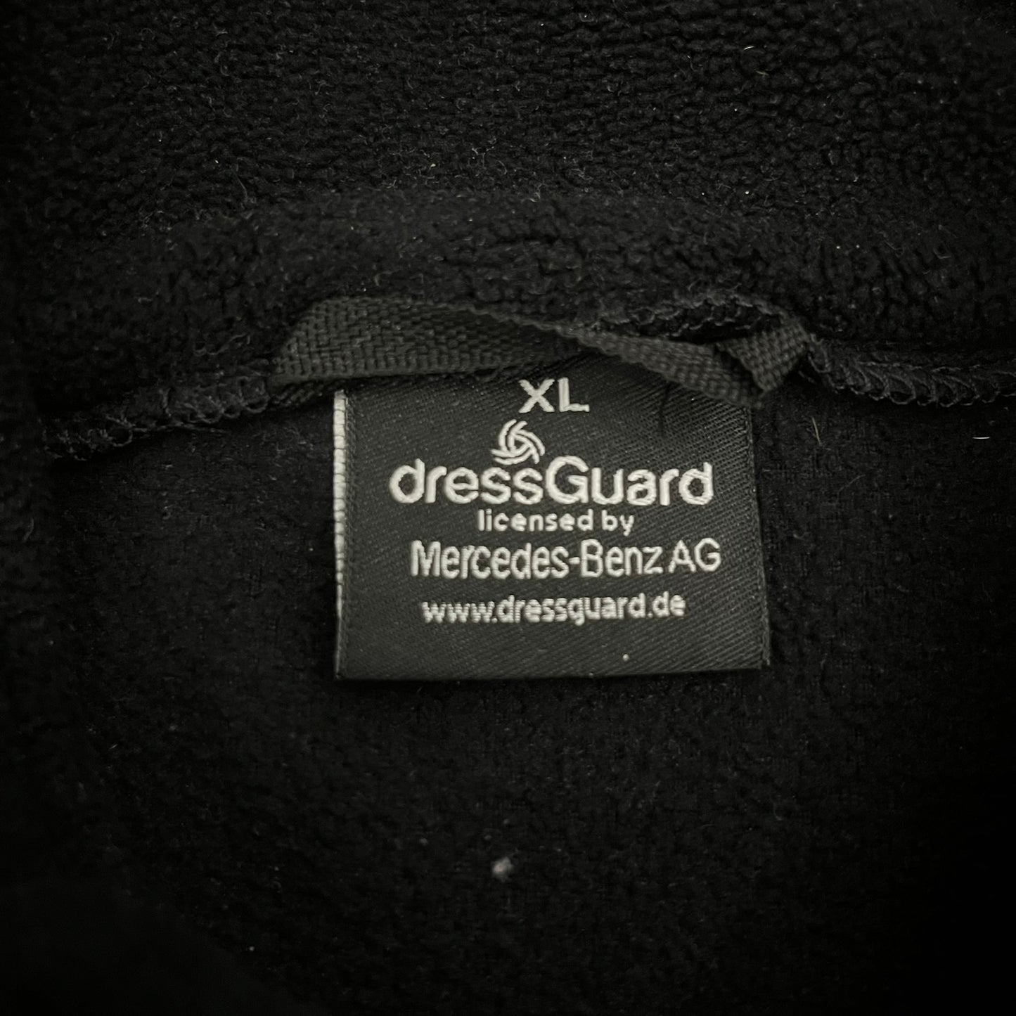 mercedes daimler ag black fleece jacket