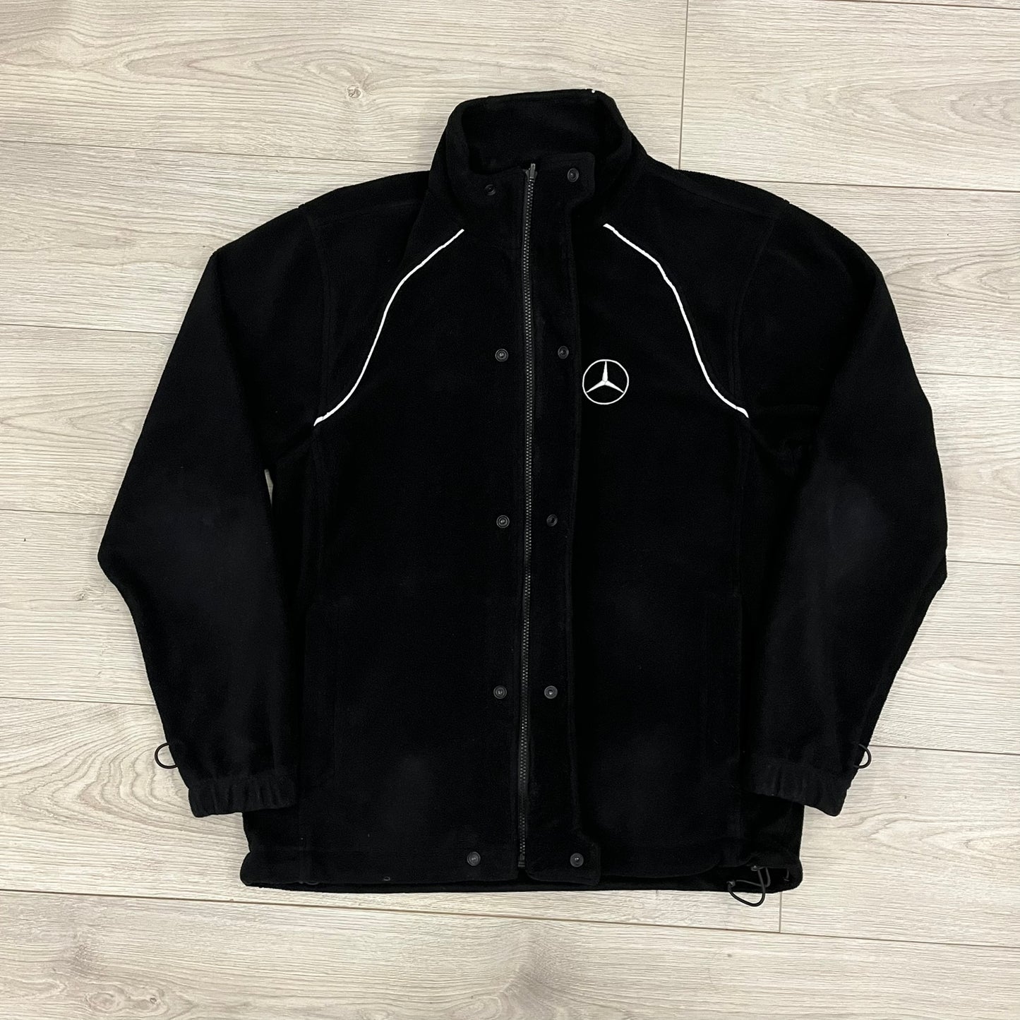 mercedes daimler ag black fleece jacket