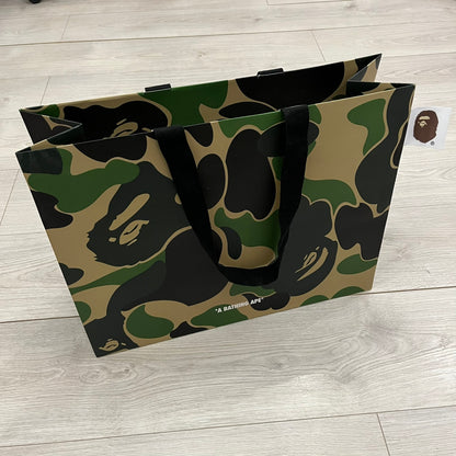 bape camo shopping bag