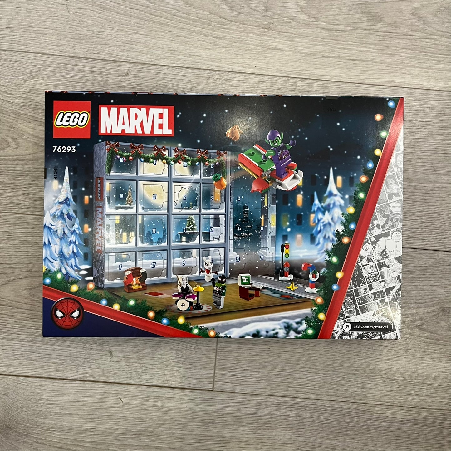 lego 76293 spider-man 2024 advent calendar set