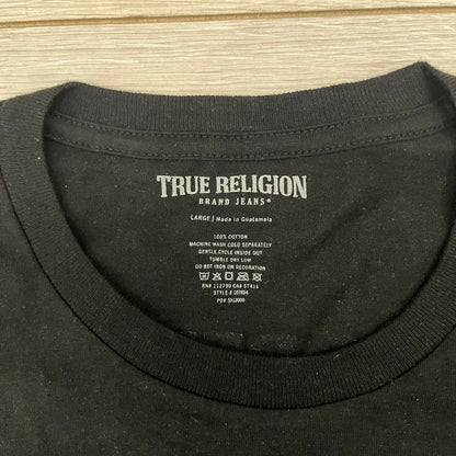 true religion black buddha tee