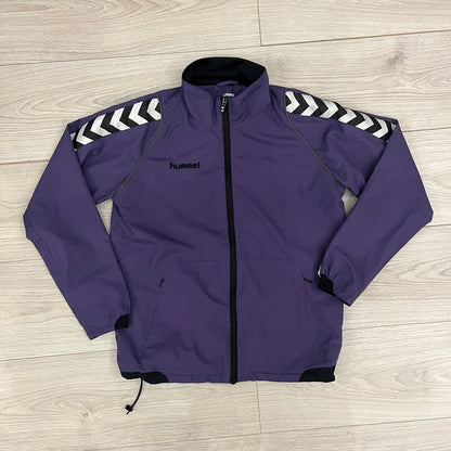 hummel purple windbreaker