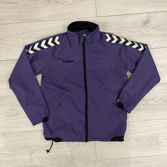 hummel purple windbreaker