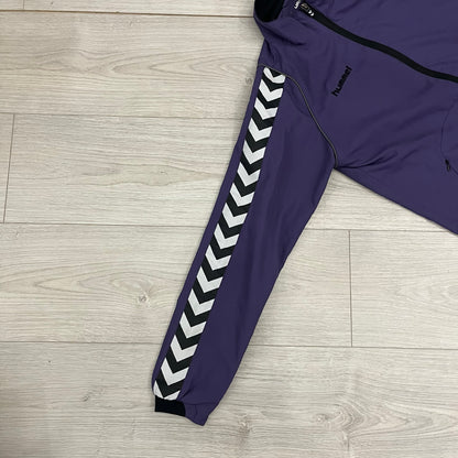 hummel purple windbreaker