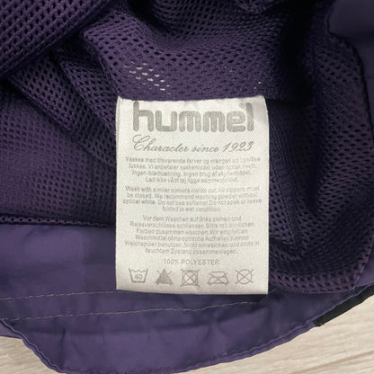 hummel purple windbreaker