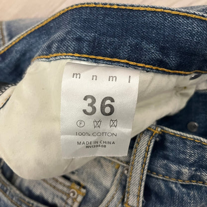 mnml distressed m1 jeans