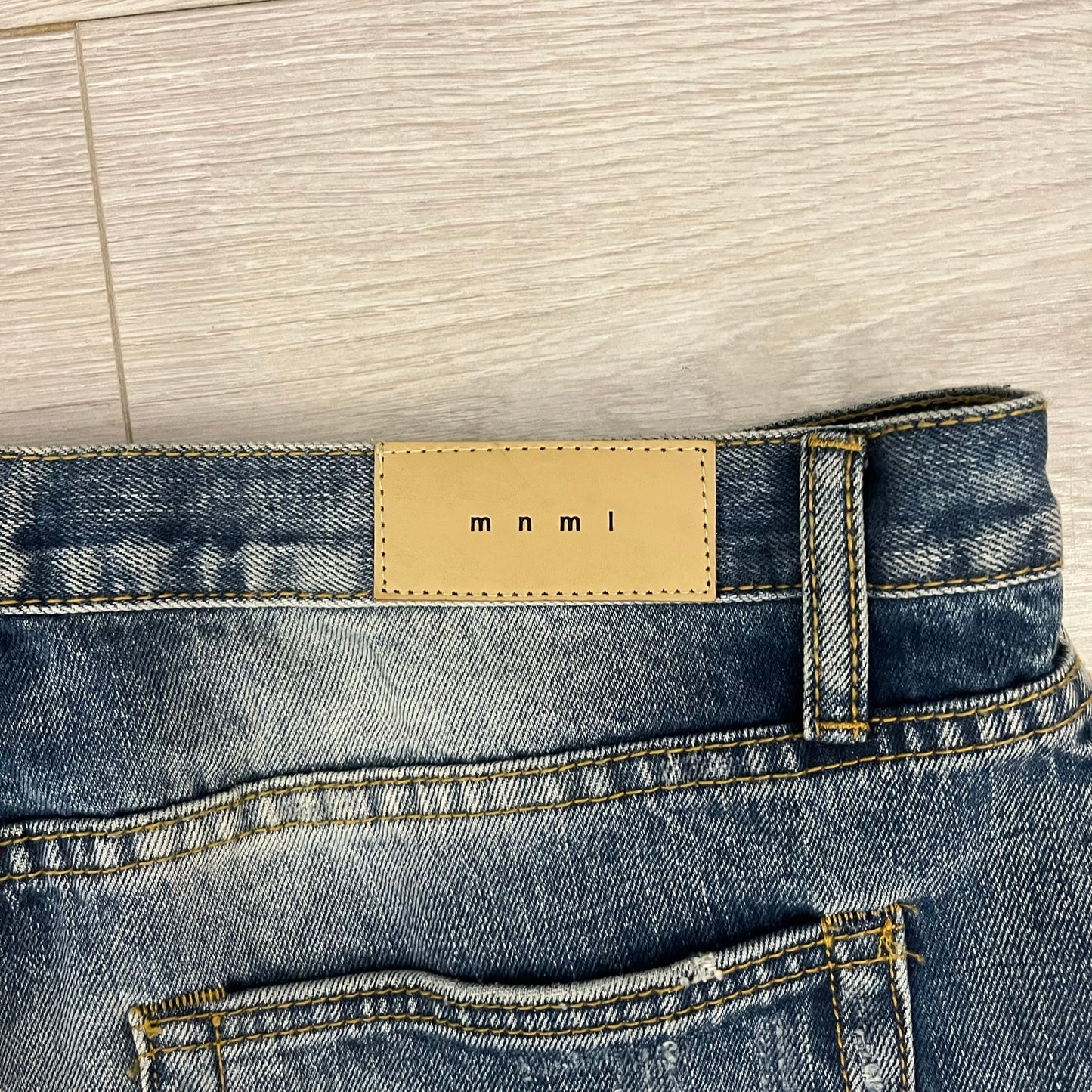 mnml distressed m1 jeans