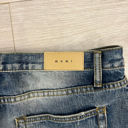 mnml distressed m1 jeans