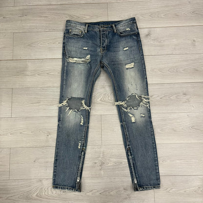 mnml distressed m1 jeans