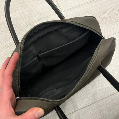 lacoste olive handbag