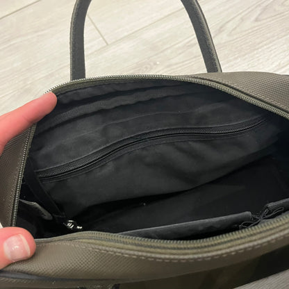 lacoste olive handbag