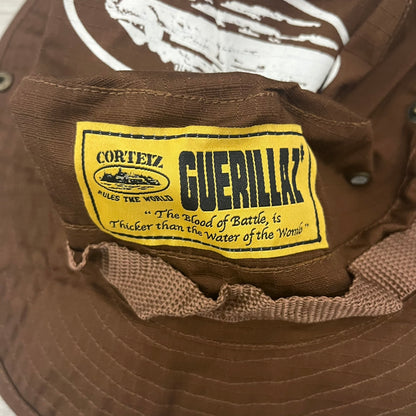 corteiz alcatraz bucket hat brown