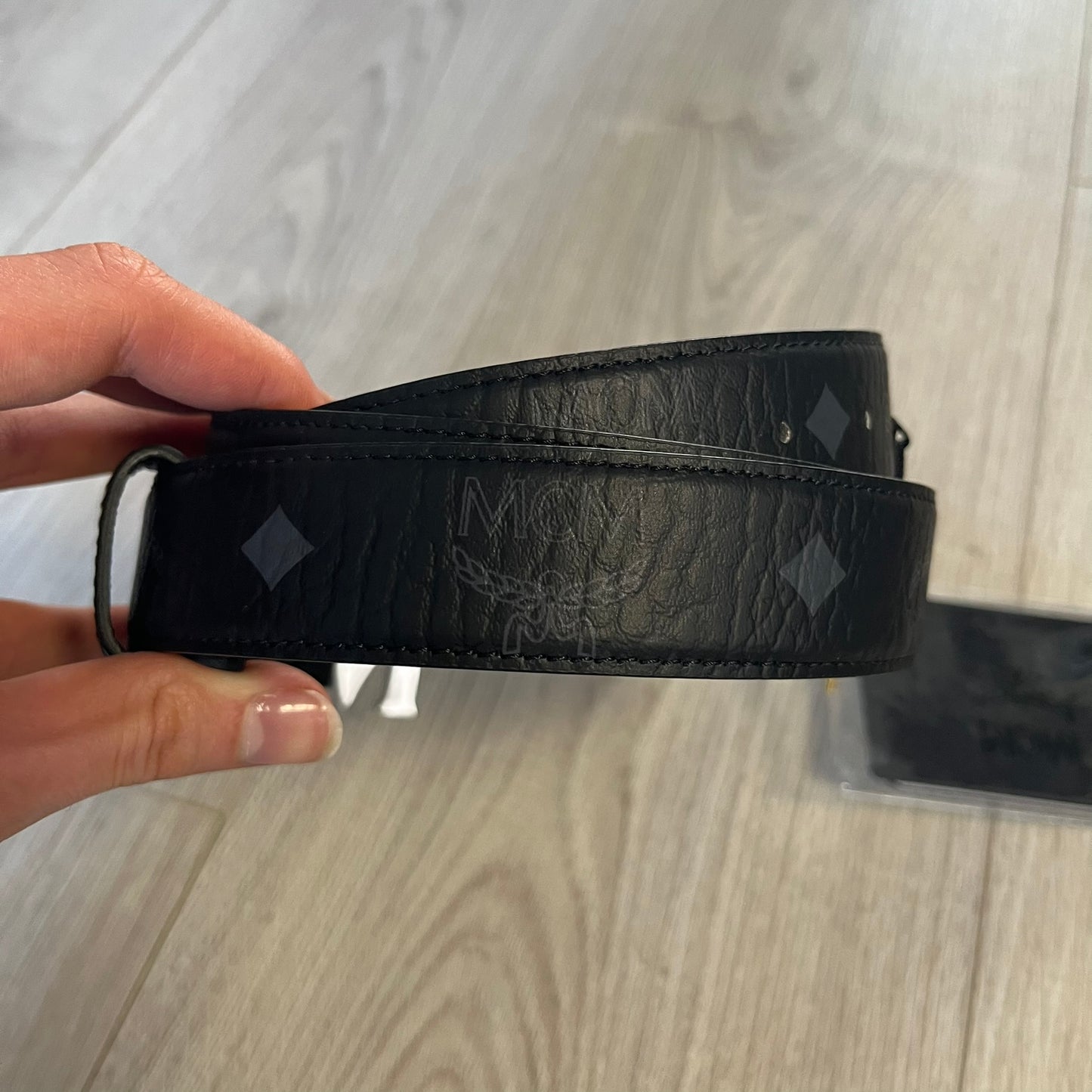 mcm claus vi belt silver