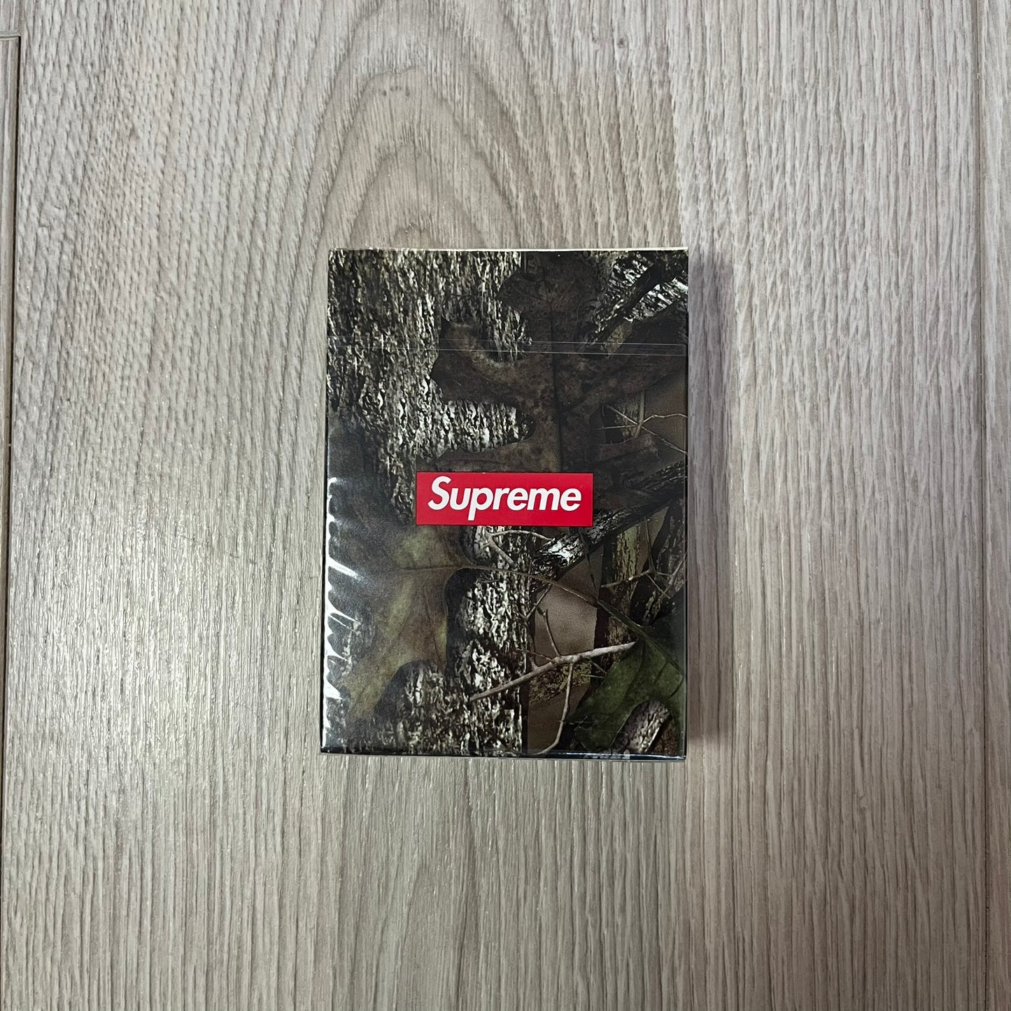 supreme camo playing cards