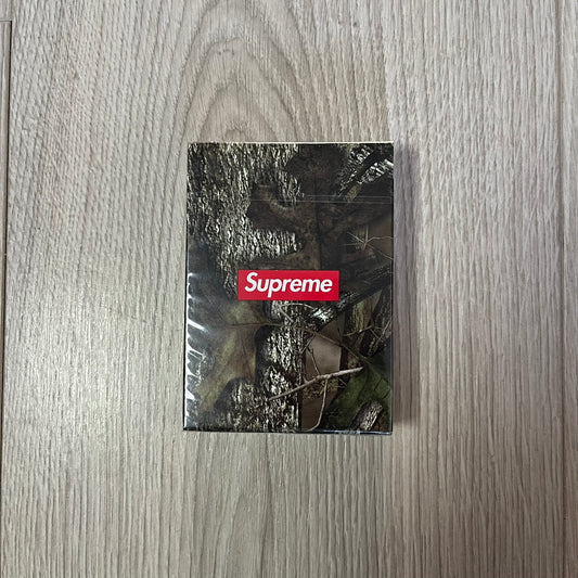 supreme camo playing cards