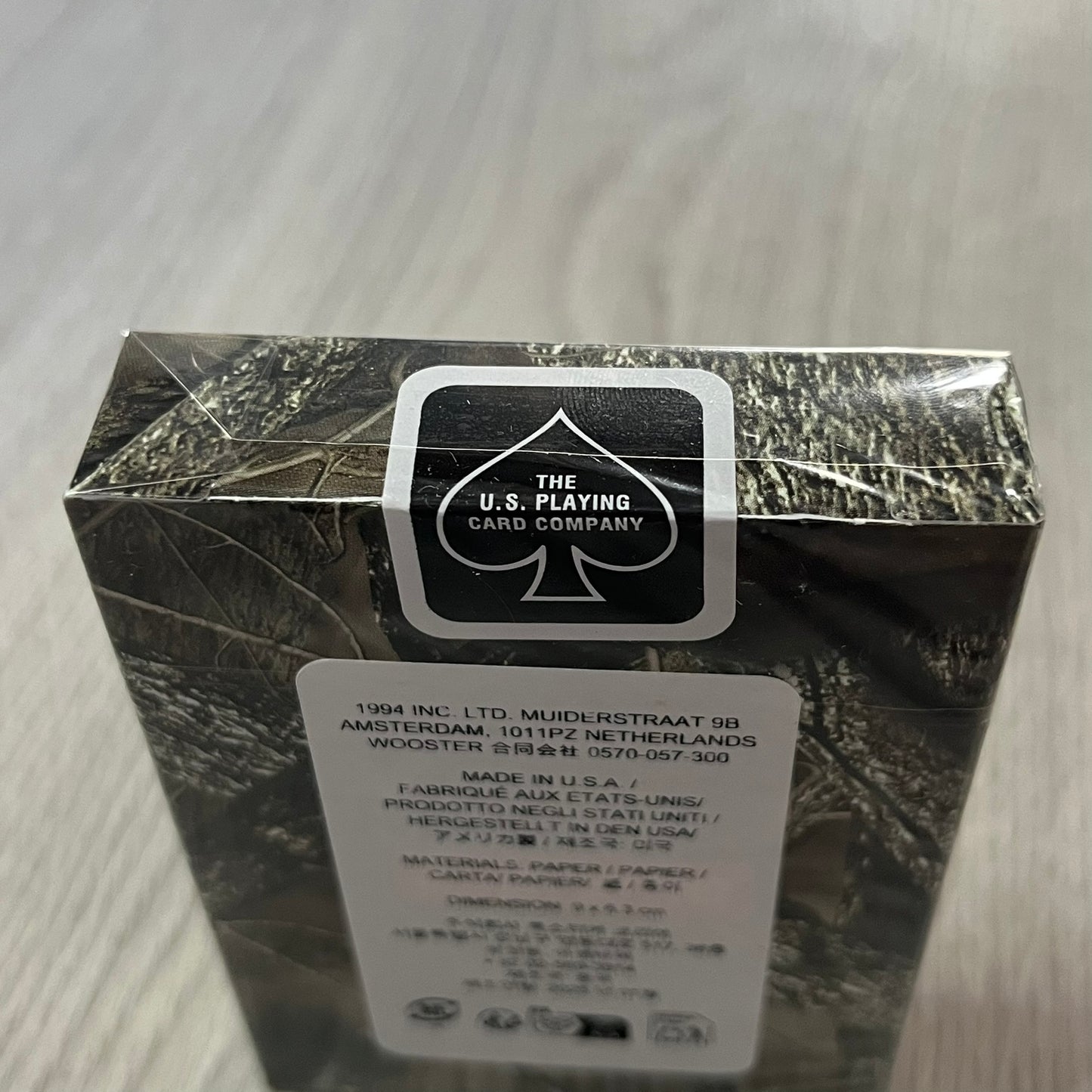 supreme camo playing cards