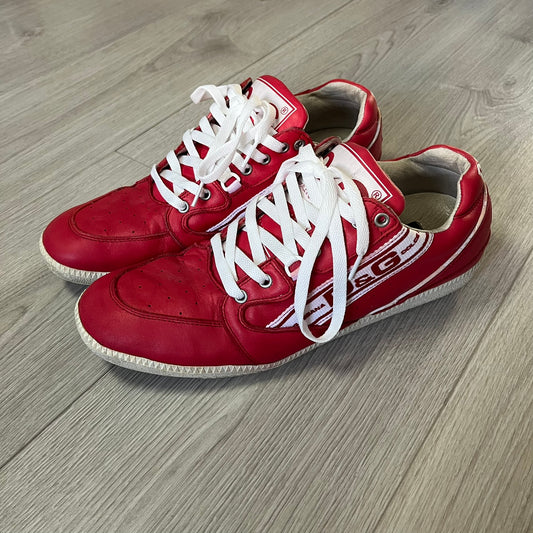 dolce & gabbana red sneakers