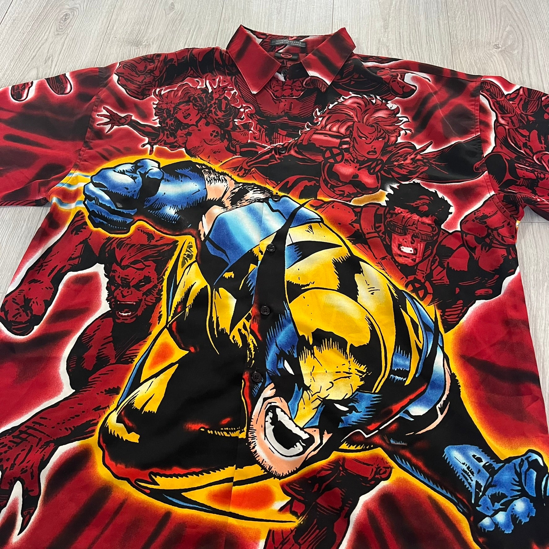 T-shirt gris foncé unisexe Marvel Comics Group, taille adulte T-shirt gris foncé unisexe Marvel Comics Group, taille adulte