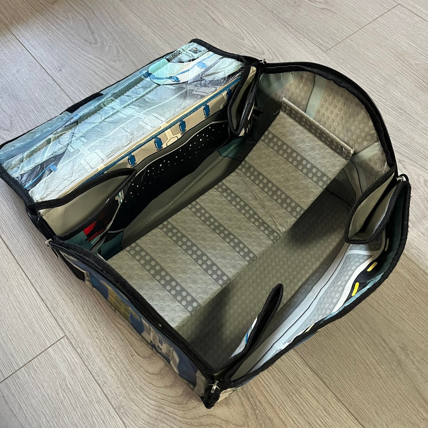lego star wars battle bridge zip storage case