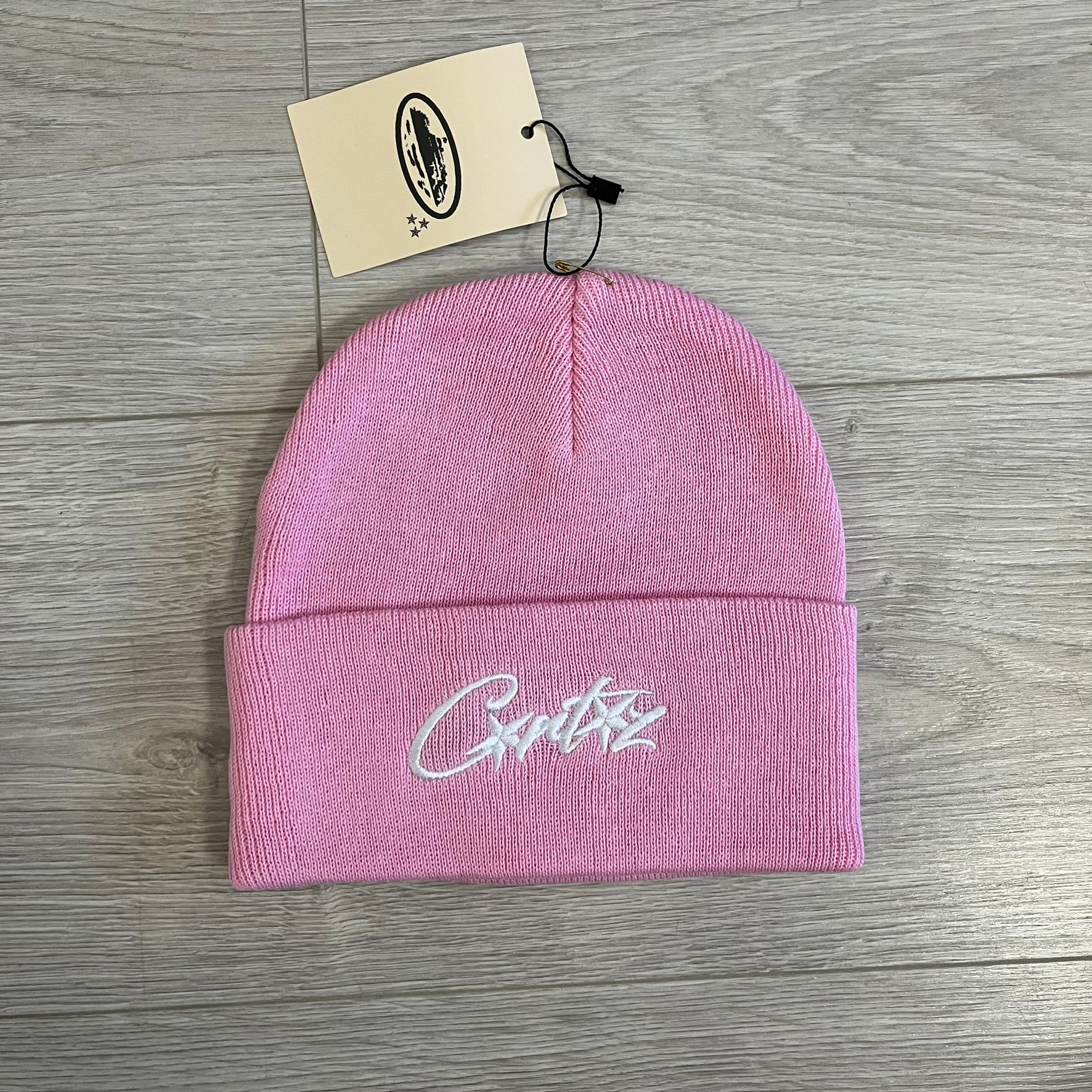 corteiz allstarz folded beanie pink – único13